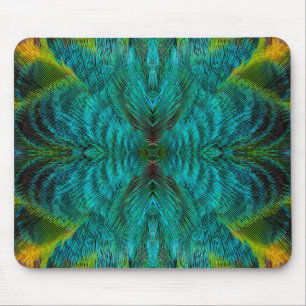 Kaleidoskop-Federdesign Mousepad