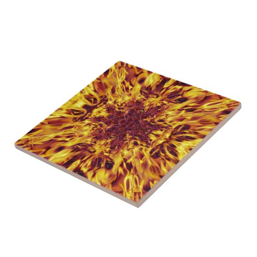 Kaleidoskop-Feuerexplosion Fliese (Seite)