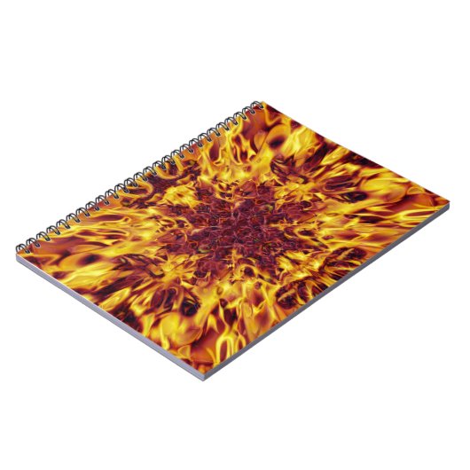 Kaleidoskop-Feuerexplosion Notizblock (Linke Seite)