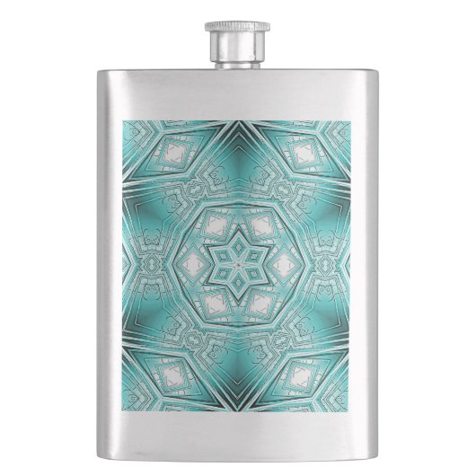 Kaleidoskop Flachmann (Vorderseite)
