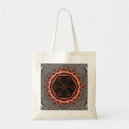 Kaleidoskop Flamme Tote Tasche