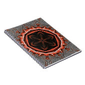 Kaleidoskop Flammen SpiralNotebook Notizblock (Rechte Seite)