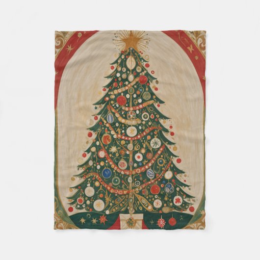 Kaleidoskop Fleecedecke (Vorderseite)