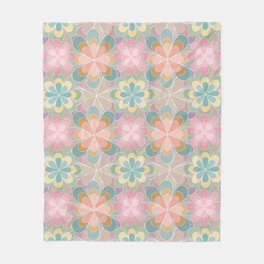 Kaleidoskop Fleecedecke (Vorderseite)