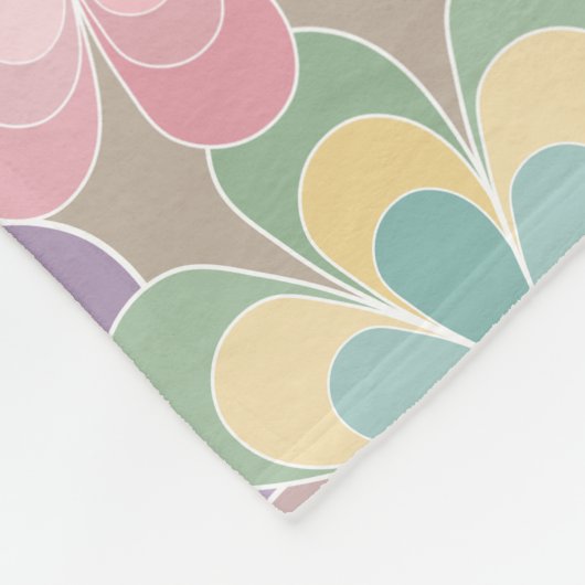 Kaleidoskop Fleecedecke (Ecke)