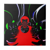 Kaleidoskop Fluid Art Print Fliese (Vorderseite)