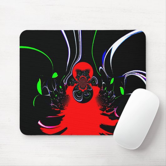 Kaleidoskop Fluid Art Print Mousepad (Mit Mouse)