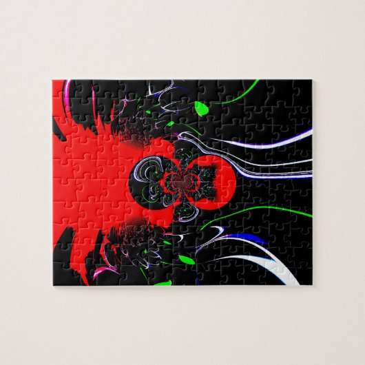 Kaleidoskop Fluid Art Print Puzzle (Horizontal)