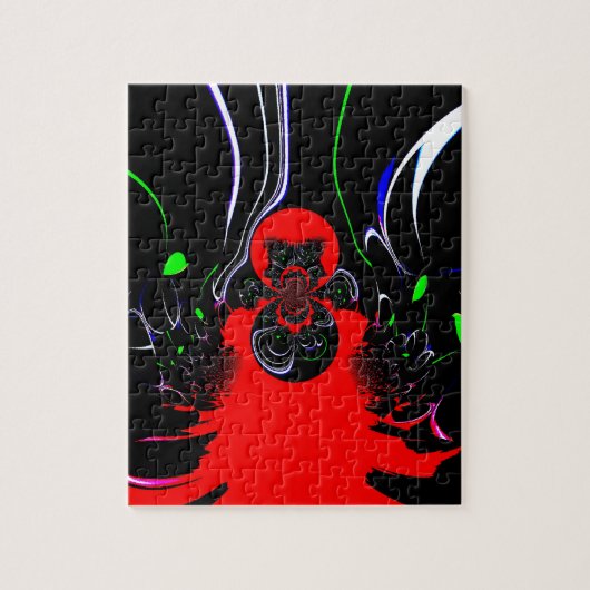 Kaleidoskop Fluid Art Print Puzzle (Vertikal)