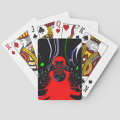 Kaleidoskop Fluid Art Print Spielkarten (Rückseite)