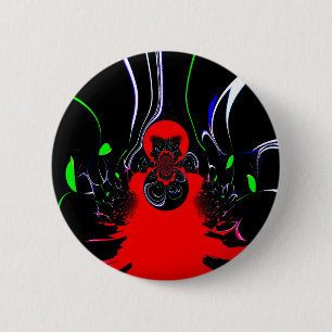 Kaleidoskop Fluid Kunst Druck Button