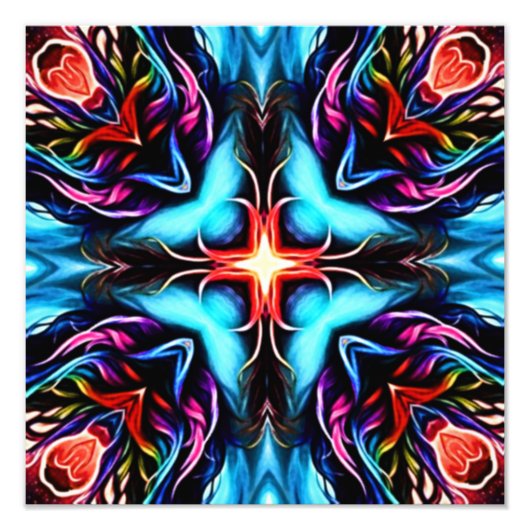 Kaleidoskop Fotodruck (Vorne)