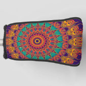Kaleidoskop-Fraktal - Tattoo II + Ihre Ideen Golf Headcover (Vorderseite)