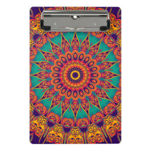 Kaleidoskop-Fraktal - Tattoo II + Ihre Ideen Mini Klemmbrett