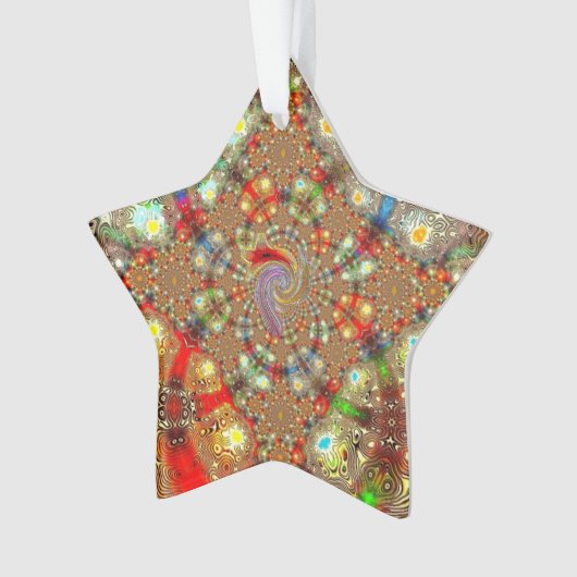"Kaleidoskop Fury" Acrylschmuck Ornament (Vorderseite)