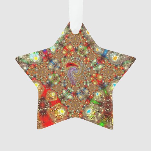 "Kaleidoskop Fury" Acrylschmuck Ornament (Vorderseite)