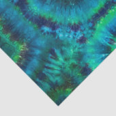 Kaleidoskop-Gefärbte Krawatte - Gewebe und Kunstha Seidenpapier (Detail)