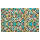 Kaleidoskop Gelbe Blumen Stoff (Fat Quarter (45,7 x 55,9 cm))