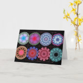 Kaleidoskop-Gemisch Karte (Gelbe Blume)