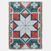 Kaleidoskop gemustert decke (Vorderseite Vertikal)