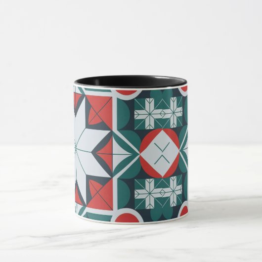 Kaleidoskop gemustert tasse (Zentrum)