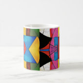 Kaleidoskop-Geometrie Kaffeetasse (Mittel)