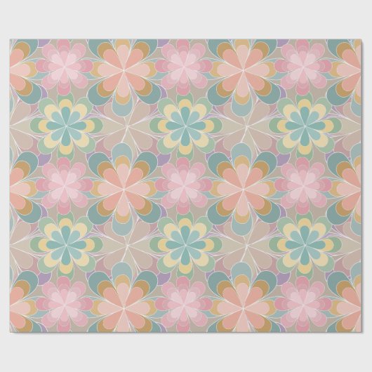 Kaleidoskop Geschenkpapier (Flach)