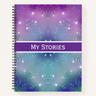 Kaleidoskop-Geschichten Spiral-Notebook Notizblock