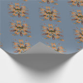 Kaleidoskop Giraffe Mandala: Abstrakte Safari Art Geschenkpapier (Ecke)