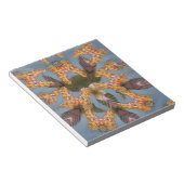Kaleidoskop Giraffe Mandala: Abstrakte Safari Art Notizblock (angewinkelt)