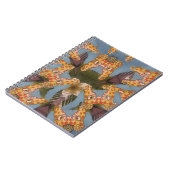 Kaleidoskop Giraffe Mandala: Abstrakte Safari Art Notizblock (Linke Seite)