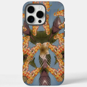 Kaleidoskop-Giraffen-Mandala: Abstrakte Safari-Kun iPhone 16 Pro Max Hülle