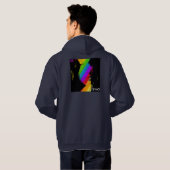 Kaleidoskop Girl: Dunkle Hoodies (Schwarz voll)