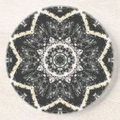 Kaleidoskop Gothic Sandstein Untersetzer (Vorne)