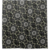 Kaleidoskop Gothic Small HB diag Duschvorhang (Vorderseite)
