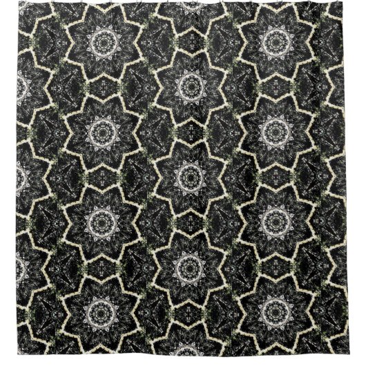 Kaleidoskop Gothic Small HD Duschvorhang (Vorderseite)