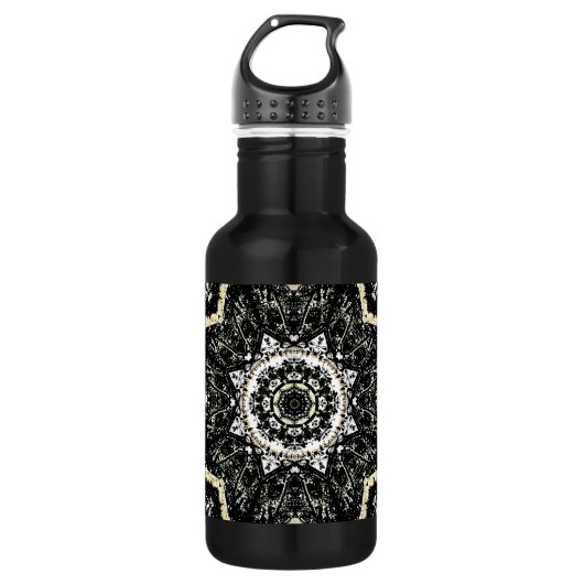 Kaleidoskop Gothic Trinkflasche (Vorderseite)