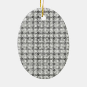 Kaleidoskop Grau Keramikornament