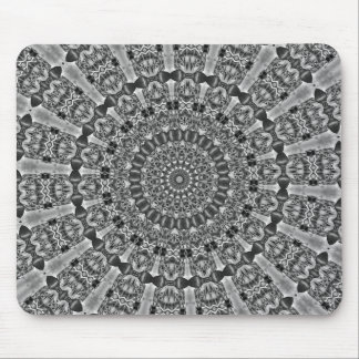 Kaleidoskop grau Star Mousepad