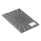 Kaleidoskop grau Star Notizblock (Rechte Seite)