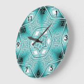 Kaleidoskop Große Wanduhr (Winkel)