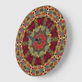 Kaleidoskop Große Wanduhr (Winkel)