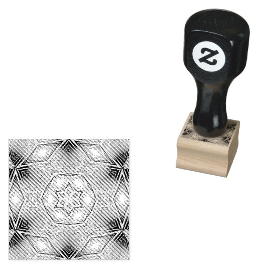 Kaleidoskop Gummistempel (Stempel)