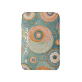 Kaleidoskop Harmonie: Die wirbeligen, pastellfarbe Badematte (Vorderseite Vertikal)