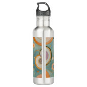 Kaleidoskop Harmonie: Die wirbeligen, pastellfarbe Edelstahlflasche (Rückseite)