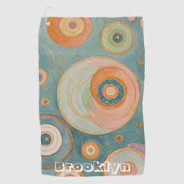 Kaleidoskop Harmonie: Die wirbeligen, pastellfarbe Golfhandtuch