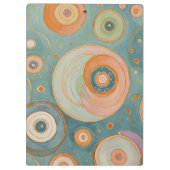 Kaleidoskop Harmonie: Die wirbeligen, pastellfarbe Klemmbrett (Rückseite)