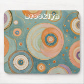 Kaleidoskop Harmonie: Die wirbeligen, pastellfarbe Mousepad (Vorne)