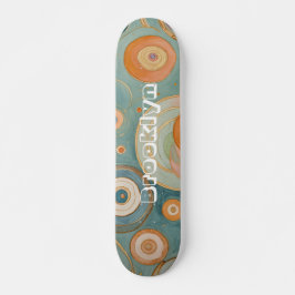 Kaleidoskop Harmonie: Die wirbeligen, pastellfarbe Skateboard