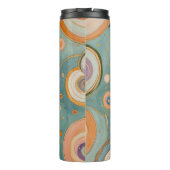 Kaleidoskop Harmonie: Die wirbeligen, pastellfarbe Thermosbecher (Rückseite)